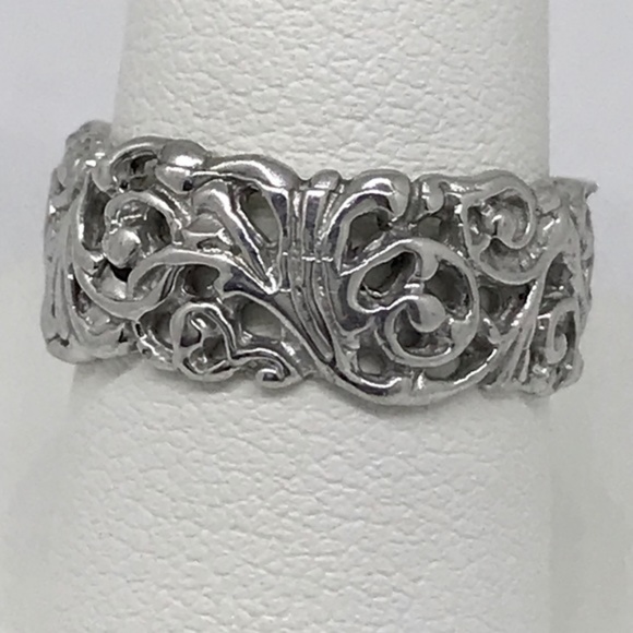 Jewelry - NWT sterling silver .925 filagree band handmade